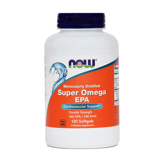 NOW Super Omega-3 1000 mg, 60 mehkih kapsul