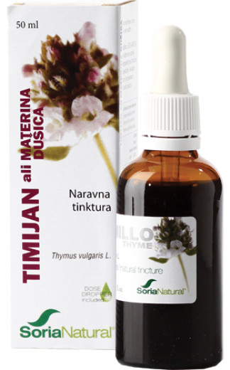 Soria Natural Timijan ali Materina dušica, kapljice, 50 ml