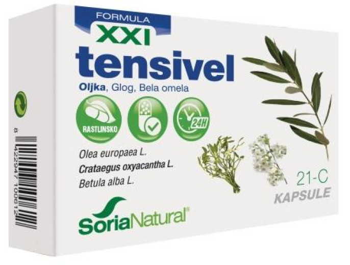 Soria Natural Tensivel XXI, 30 kapsul Soria Natural Tensivel XXI, 30 kapsul