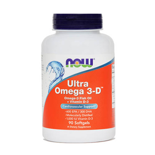 NOW Ultra Omega 3 - D, 90 kapsul NOW Ultra Omega 3 - D, 90 kapsul