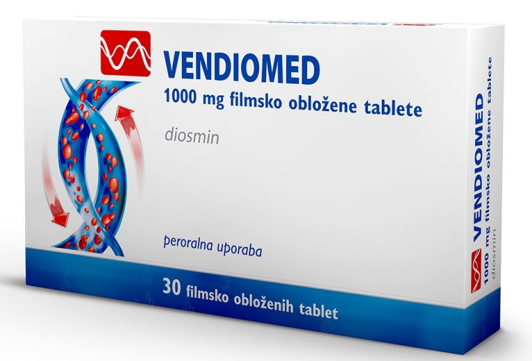 Vendiomed 1000 mg, 30 filmsko obloženih tablet
