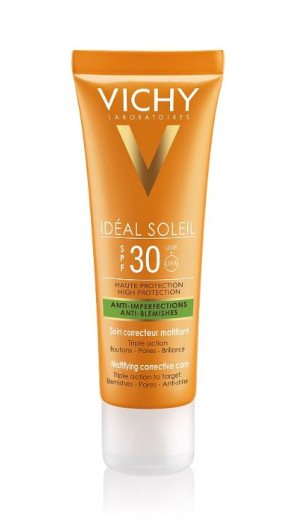 Vichy Ideal Soleil anti-acne - ZF 30, 50 ml Vichy Ideal Soleil anti-acne - ZF 30, 50 ml