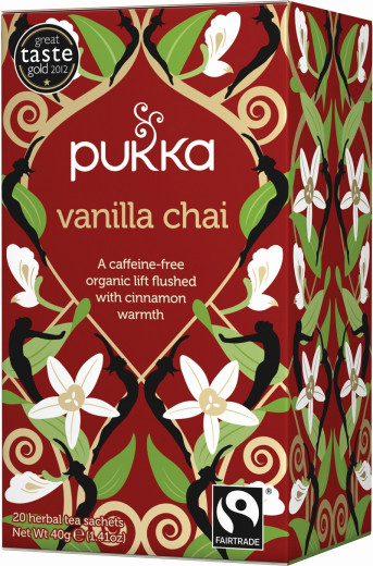 Pukka Vannilla Chai, ekološki čaj, 20 vrečk Pukka Vannilla Chai, ekološki čaj, 20 vrečk