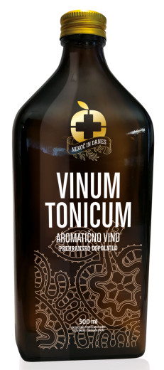 Nekoč in danes, Vinum Tonicum (aromatično vino), 500 g Nekoč in danes, Vinum Tonicum (aromatično vino), 500 g