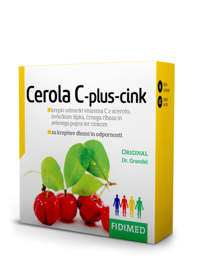 Cerola C plus cink, 16 tablet Cerola C plus cink, 16 tablet