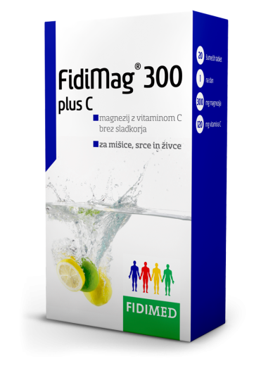 FidiMag 300, 20 šumečih tablet FidiMag 300, 20 šumečih tablet