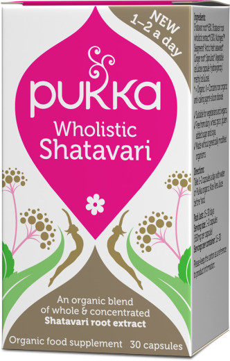 Pukka Wholistic Shatavari, 30 kapsul