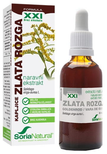 Soria Natural, Zlata rozga XXI kapljice, 50 ml Soria Natural, Zlata rozga XXI kapljice, 50 ml