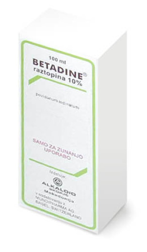 Betadine 100 mg/ml, dermalna raztopina, 100 ml Betadine 100 mg/ml, dermalna raztopina, 100 ml