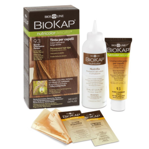 Biokap Nutricolor Delicato Plus 8.64 ticijan rdeča, barva za lase, 140 ml Biokap Nutricolor Delicato Plus 8.64 ticijan rdeča, barva za lase, 140 ml
