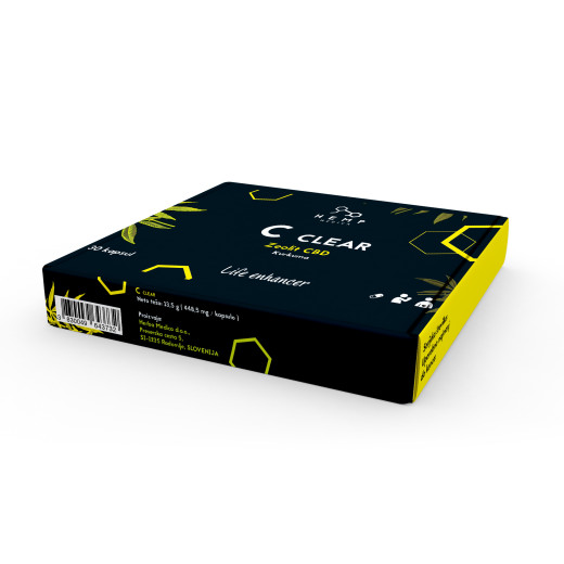 Hemp Medica C Clear, 30 kapsul
