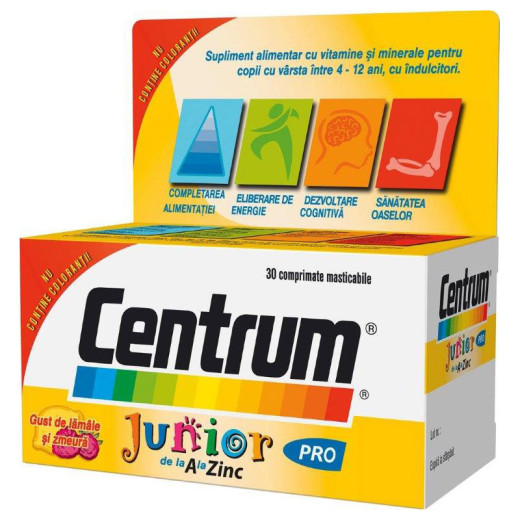 Centrum Junior A-Z, 30 žvečljivih tablet