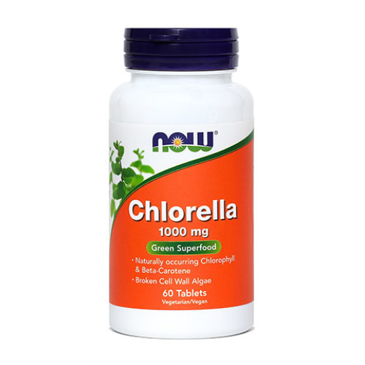 NOW Chlorella 1000 mg, 60 tablet NOW Chlorella 1000 mg, 60 tablet