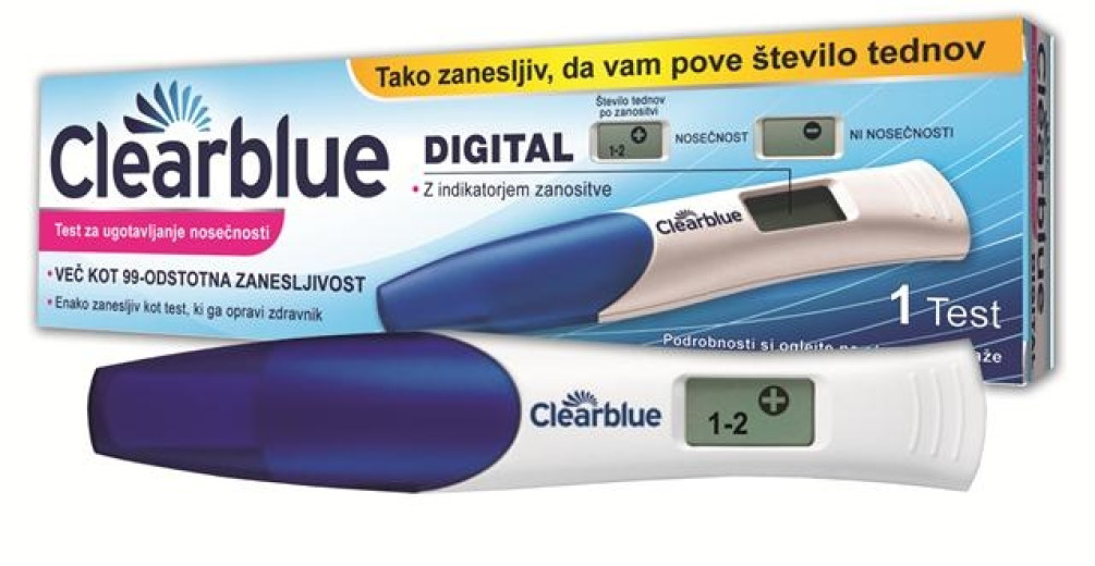 Clearblue, digitalni test nosečnosti Clearblue, digitalni test nosečnosti