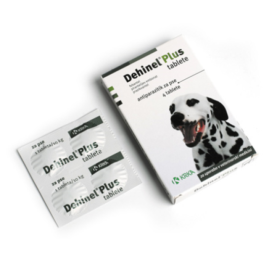 Dehinel Plus, tablete za pse, 4 tablete