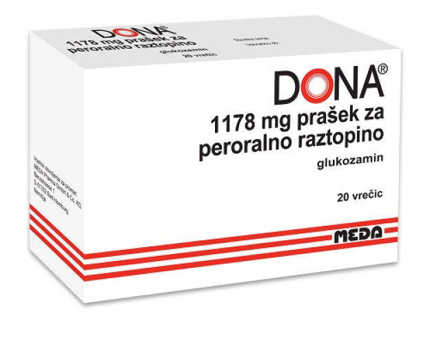 Dona 1.178 mg prašek za peroralno raztopino, 20 vrečk Dona 1.178 mg prašek za peroralno raztopino, 20 vrečk