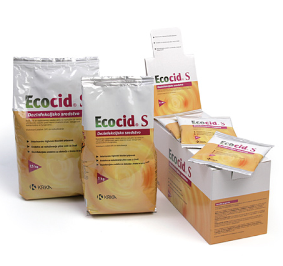 Ecocid S, vodotopni prašek za razkuževanje, 1 kg Ecocid S, vodotopni prašek za razkuževanje, 1 kg