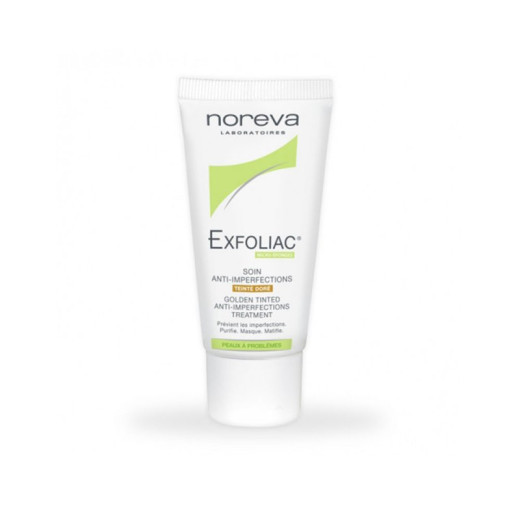 Exfoliac obarvana krema za obraz - zlata, 30 ml