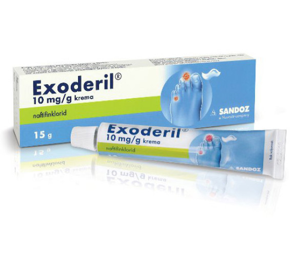 Exoderil 10 mg/g, krema, 15 g Exoderil 10 mg/g, krema, 15 g