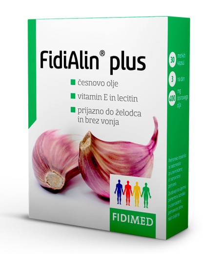 FidiAlin plus, 30 mehkih kapsul FidiAlin plus, 30 mehkih kapsul