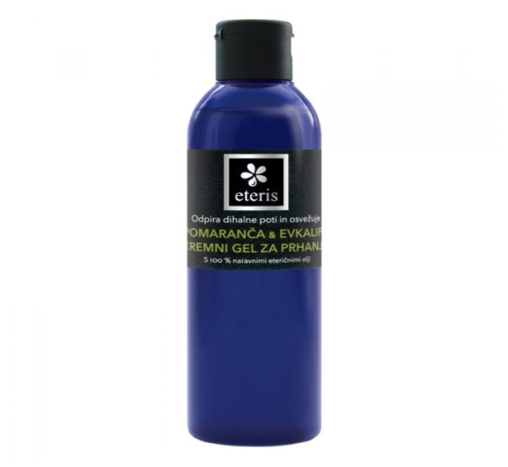 Eteris Gel za prhanje - pomaranča in evkalipt, 200 ml Eteris Gel za prhanje - pomaranča in evkalipt, 200 ml