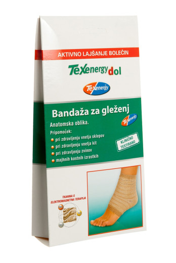 Texenergy, bandaža za gleženj - velikost M Texenergy, bandaža za gleženj - velikost M
