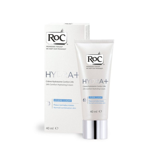 RoC Hydra+ 24h, vlažilna krema za normalno do mešano kožo, 40 ml