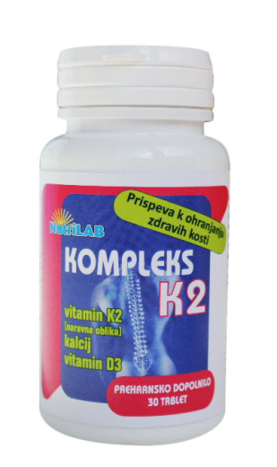 Nutrilab Kompleks K2, 30 tablet Nutrilab Kompleks K2, 30 tablet