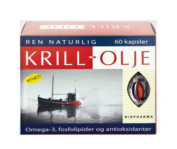 Biopharma Krill olje, 60 mehkih kapsul