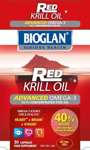 Bioglan Rdeče krilovo olje advanced omega-3, 30 kapsul Bioglan Rdeče krilovo olje advanced omega-3, 30 kapsul