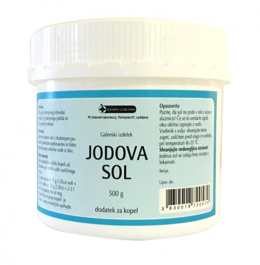 Jodova sol, 500 g Jodova sol, 500 g