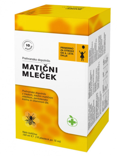 Matični mleček, 10 plastenk Matični mleček, 10 plastenk