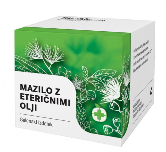 Mazilo z eteričnimi olji, 50 ml Mazilo z eteričnimi olji, 50 ml