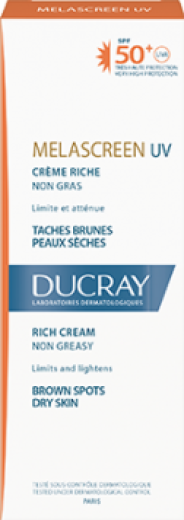 Ducray Melascreen UV bogata zaščitna krema za suho kožo - ZF50+, 40 ml Ducray Melascreen UV bogata zaščitna krema za suho kožo - ZF50+, 40 ml