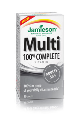 Jamieson Multivitamini in Minerali za odrasle po 50. letu, 90 tablet Jamieson Multivitamini in Minerali za odrasle po 50. letu, 90 tablet