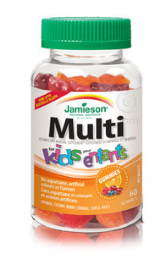 Jamieson Multivitamini in Minerali za otroke, 60 želejčkov