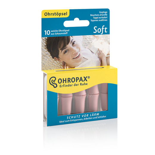 Ohropax Soft, penasti ušesni čepki - 5 parov Ohropax Soft, penasti ušesni čepki - 5 parov