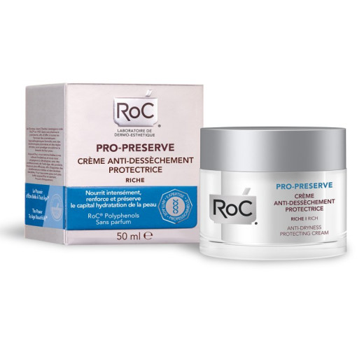 RoC Pro-Preserve, hranilna zaščitna krema za suho kožo, 50 ml