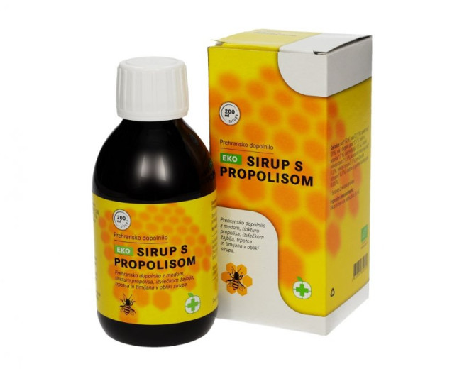 EKO Sirup s propolisom, 200 ml EKO Sirup s propolisom, 200 ml