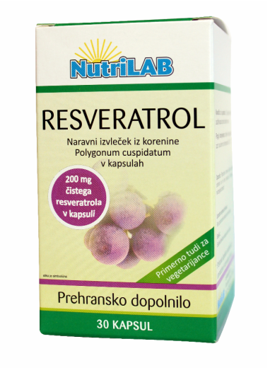 Nutrilab Resveratrol, 30 kapsul Nutrilab Resveratrol, 30 kapsul