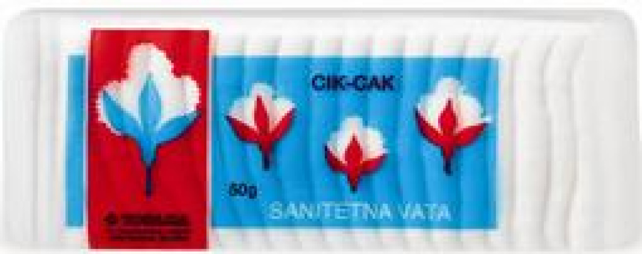 Vata cik-cak, 50 g Vata cik-cak, 50 g