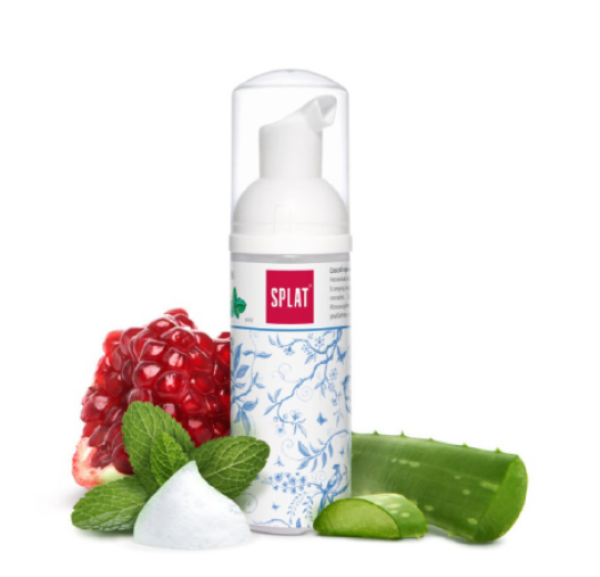 Splat pena za ustno nego 2 v 1 - mentol, 50 ml