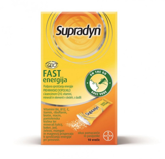 Supradyn Fast, 10 vrečk Supradyn Fast, 10 vrečk