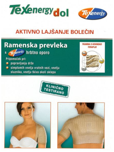 Texenergy, ramenska prevleka - velikost L Texenergy, ramenska prevleka - velikost L