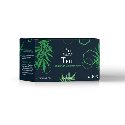 Hemp Medica T Fit čaj, 25 filter vrečk Hemp Medica T Fit čaj, 25 filter vrečk