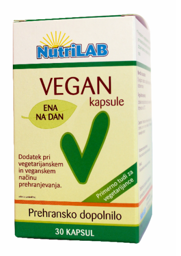 Nutrilab Vegan, 30 kapsul