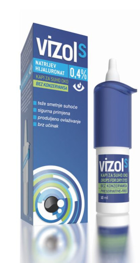 Vizol S 0,4 %, kapljice za oči, 10 ml