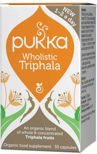 Pukka Wholistic Triphala, 30 kapsul Pukka Wholistic Triphala, 30 kapsul