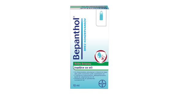 Bepanthol Extra Intense kapljice za oči, 10 ml - Lekarna Ljubljana