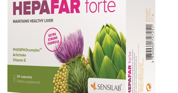 Sensilab Hepafar Forte, 30 kapsul - Prehrana in dodatki Sensilab Hepafar Forte, 30 kapsul - Prehrana in dodatki